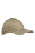 Big Accessories BX001 Mens Brushed Twill Adjustable Hat Khaki Flat Front