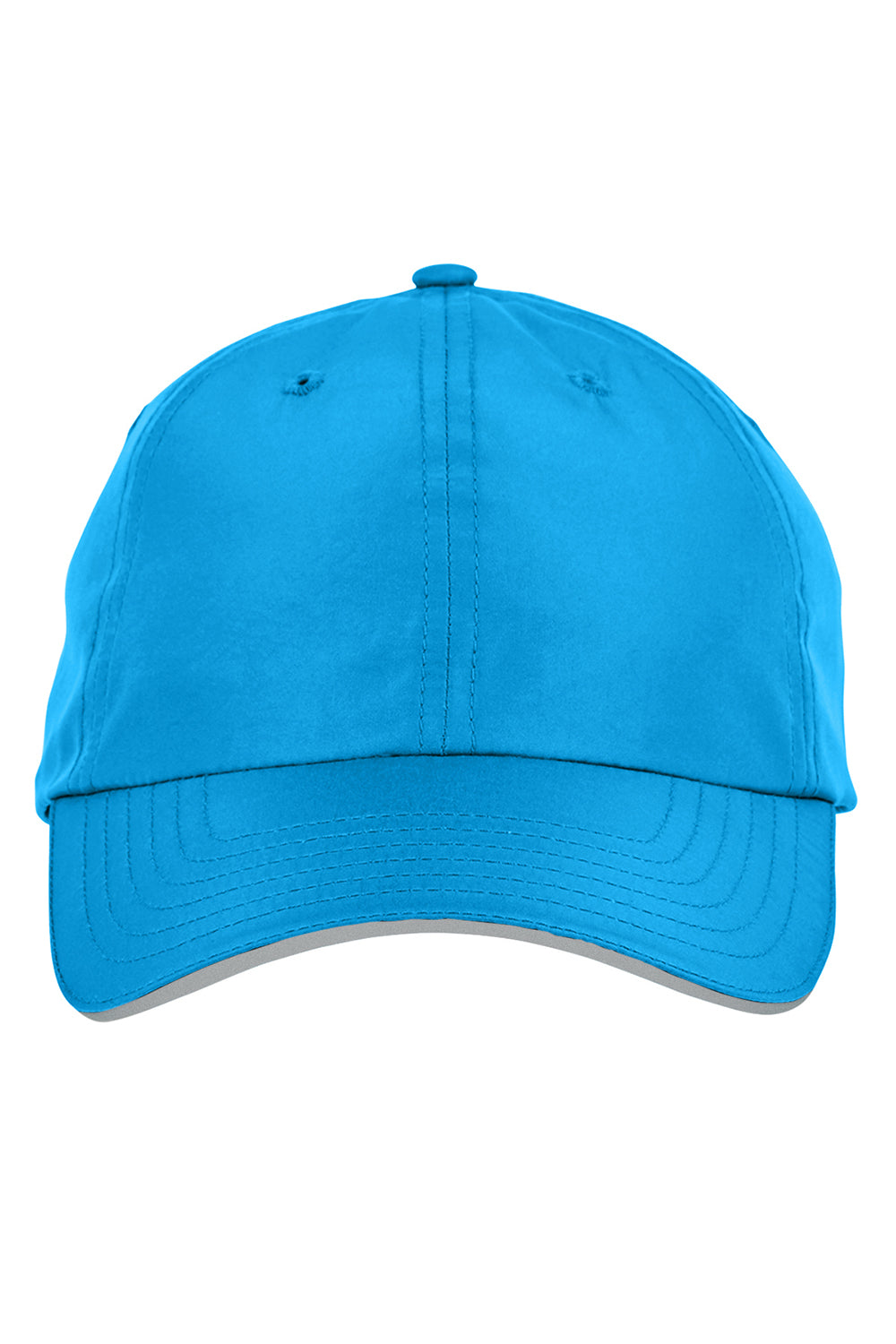 Core 365 CE001 Mens Pitch Performance Moisture Wicking Adjustable Hat Electric Blue Flat Front