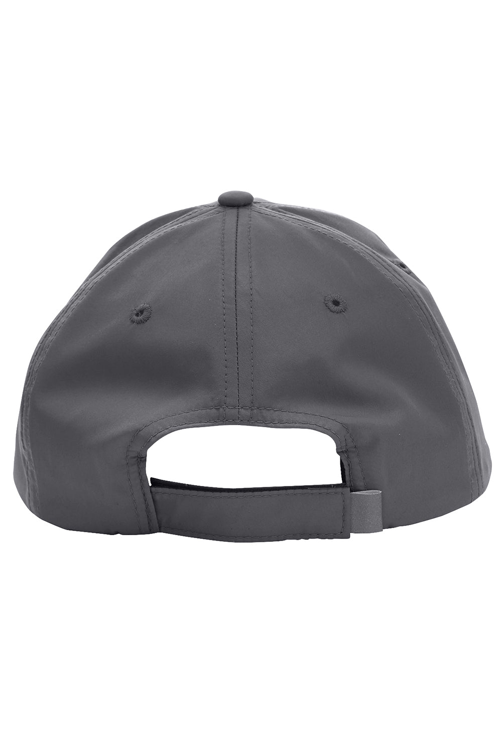 Core 365 CE001 Mens Pitch Performance Moisture Wicking Adjustable Hat Carbon Grey Flat Back