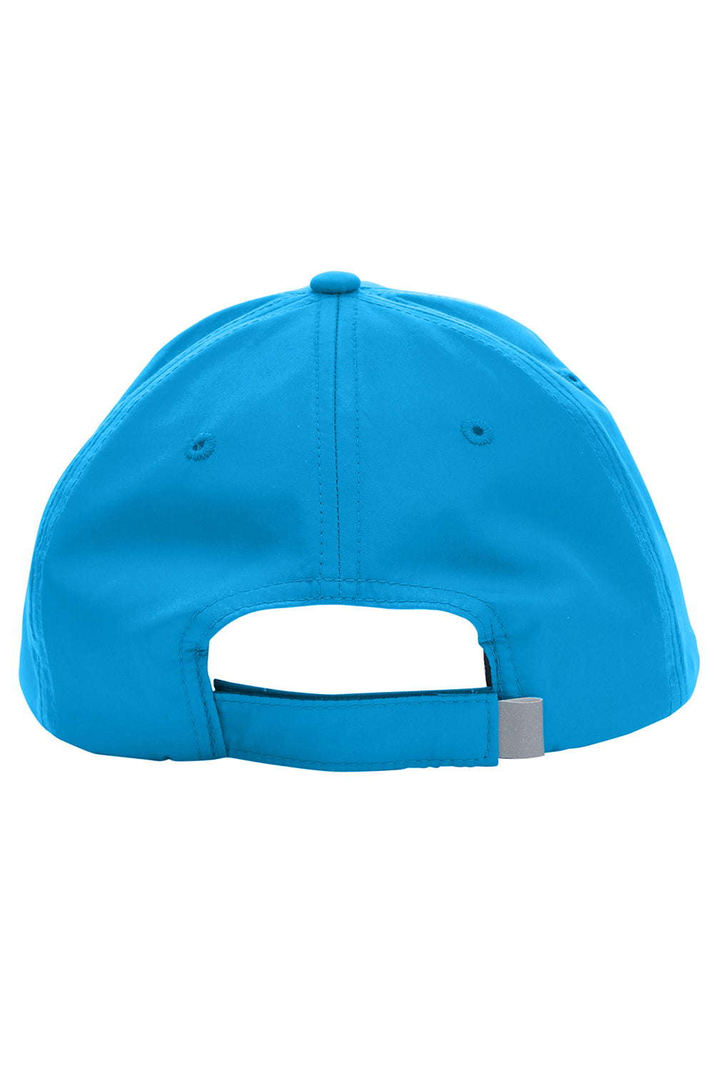 Core 365 CE001 Mens Pitch Performance Moisture Wicking Adjustable Hat Electric Blue Flat Back