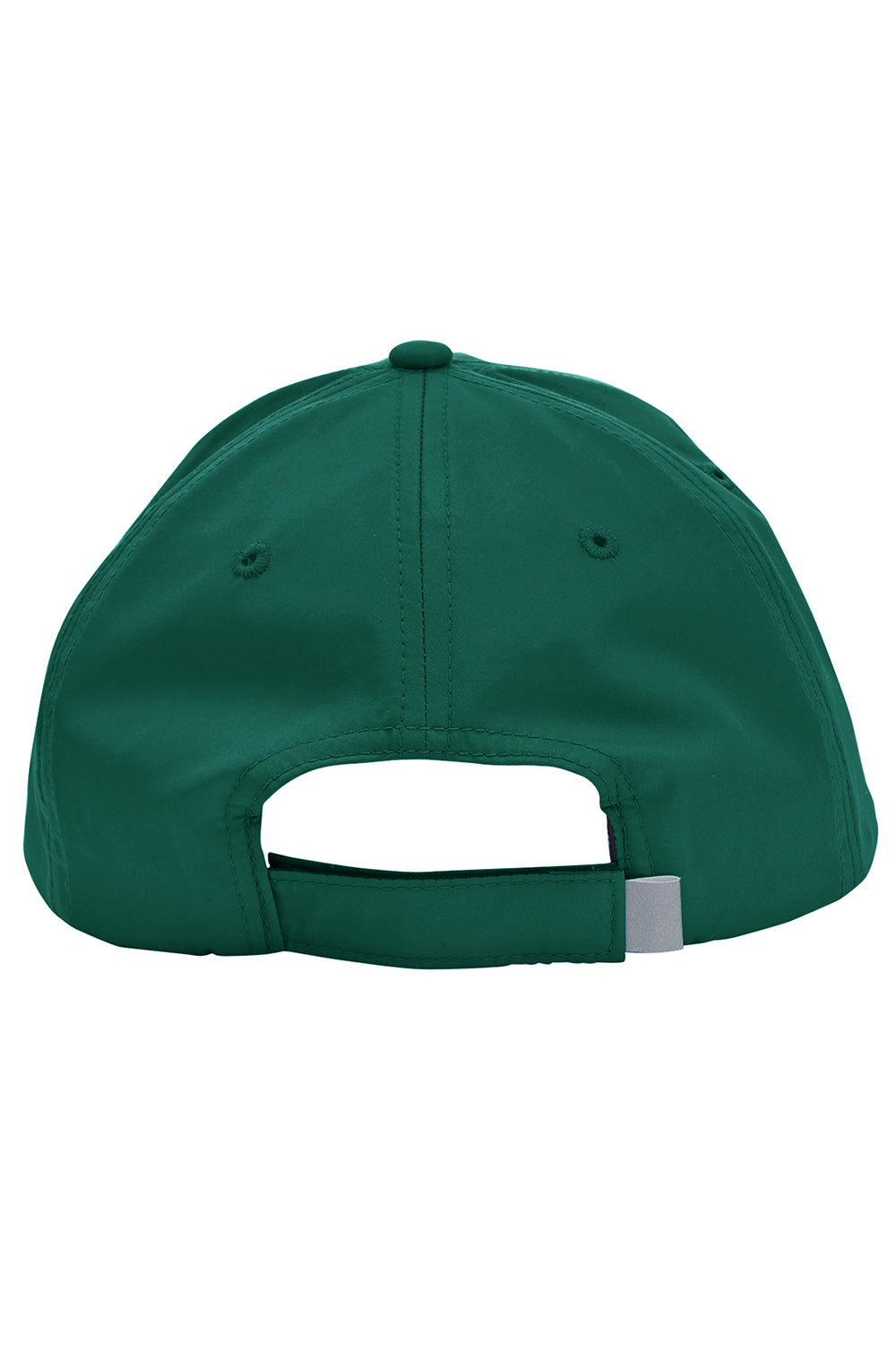 Core 365 CE001 Mens Pitch Performance Moisture Wicking Adjustable Hat Forest Green Flat Back