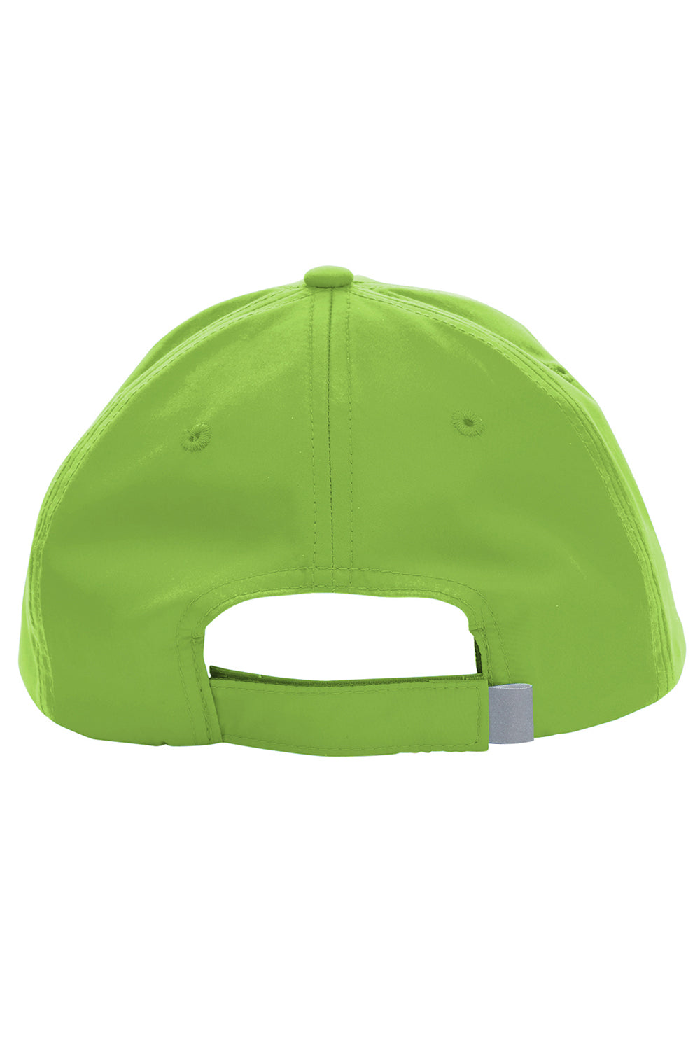 Core 365 CE001 Mens Pitch Performance Moisture Wicking Adjustable Hat Acid Green Flat Back