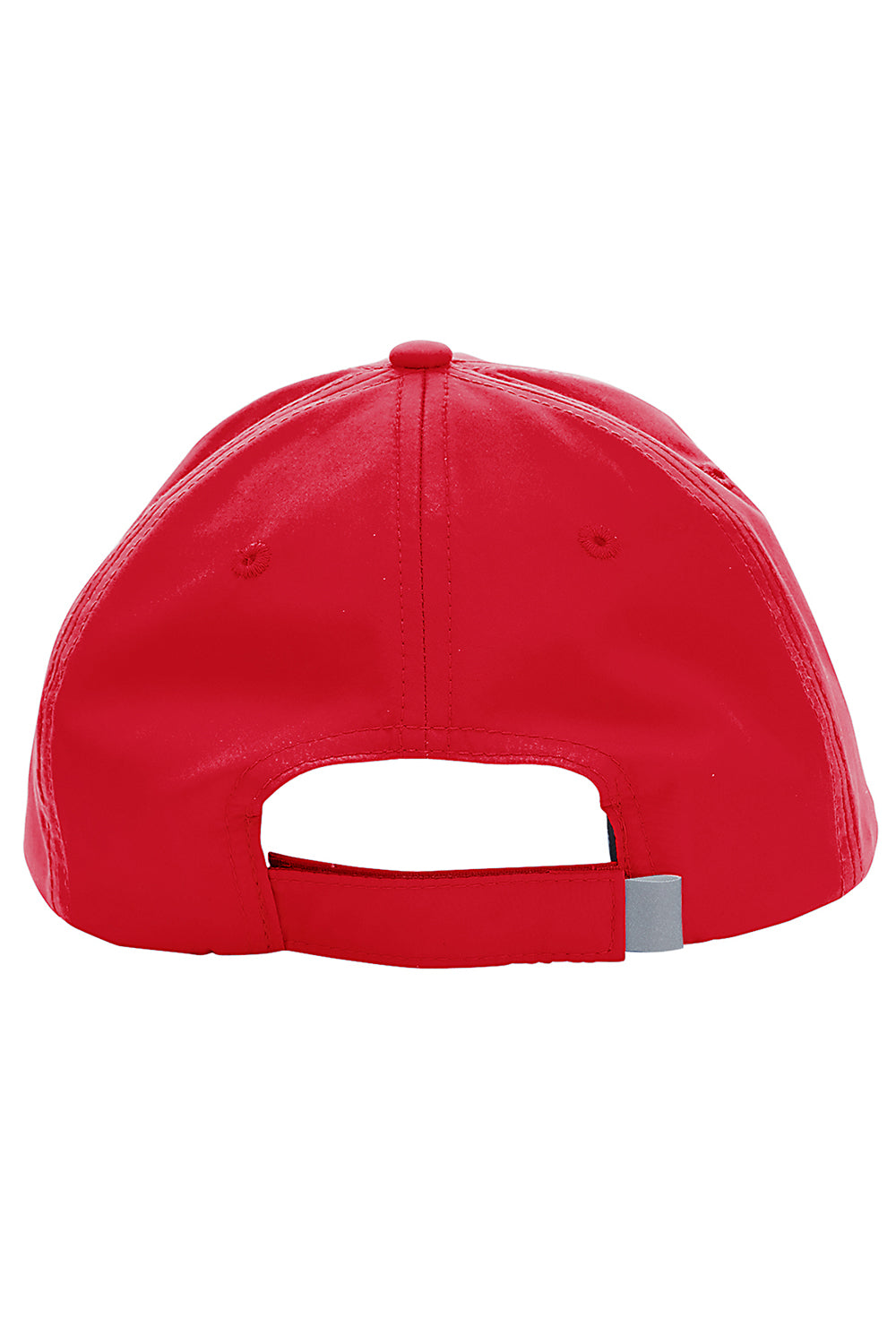 Core 365 CE001 Mens Pitch Performance Moisture Wicking Adjustable Hat Classic Red Flat Back