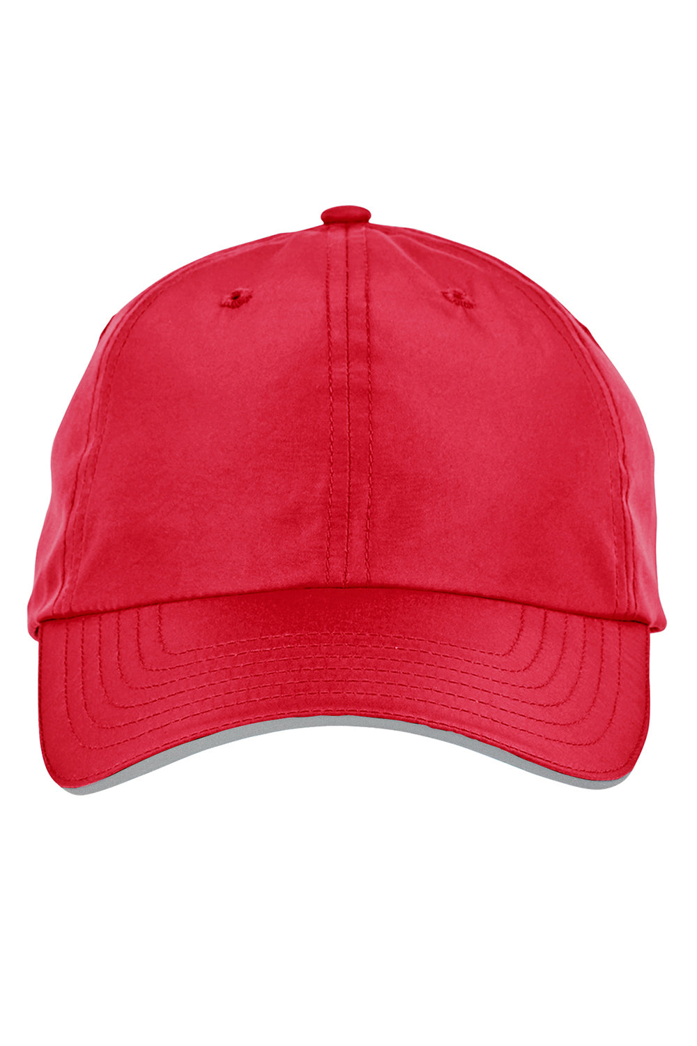 Core 365 CE001 Mens Pitch Performance Moisture Wicking Adjustable Hat Classic Red Flat Front