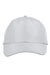 Core 365 CE001 Mens Pitch Performance Moisture Wicking Adjustable Hat Platinum Grey Flat Front