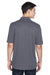 Core 365 CE101 Mens Balance Performance Moisture Wicking Short Sleeve Polo Shirt True Royal Blue/Carbon Grey Model Back