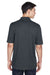 Core 365 CE101 Mens Balance Performance Moisture Wicking Short Sleeve Polo Shirt Forest Green/Carbon Grey Model Back