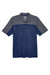 Core 365 CE101 Mens Balance Performance Moisture Wicking Short Sleeve Polo Shirt Classic Navy Blue/Carbon Grey Flat Front