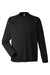 Core 365 CE110 Mens Ultra MVP Raglan Moisture Wicking Long Sleeve Crewneck T-Shirt Black Flat Front