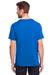 Core 365 CE111 Mens Fusion ChromaSoft Performance Moisture Wicking Short Sleeve Crewneck T-Shirt True Royal Blue Model Back