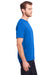 Core 365 CE111 Mens Fusion ChromaSoft Performance Moisture Wicking Short Sleeve Crewneck T-Shirt True Royal Blue Model Side