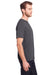 Core 365 CE111 Mens Fusion ChromaSoft Performance Moisture Wicking Short Sleeve Crewneck T-Shirt Carbon Grey Model Side