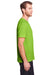 Core 365 CE111 Mens Fusion ChromaSoft Performance Moisture Wicking Short Sleeve Crewneck T-Shirt Acid Green Model Side