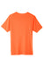 Core 365 CE111 Mens Fusion ChromaSoft Performance Moisture Wicking Short Sleeve Crewneck T-Shirt Campus Orange Flat Back