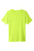 Core 365 CE111 Mens Fusion ChromaSoft Performance Moisture Wicking Short Sleeve Crewneck T-Shirt Safety Yellow Flat Back