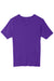 Core 365 CE111 Mens Fusion ChromaSoft Performance Moisture Wicking Short Sleeve Crewneck T-Shirt Campus Purple Flat Back