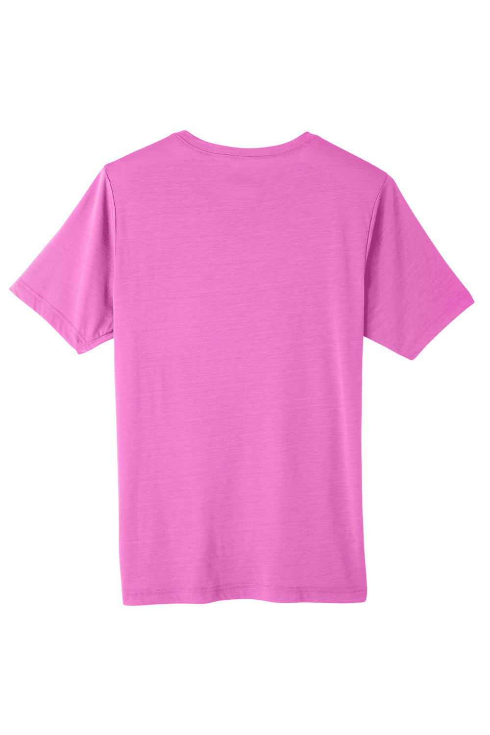 Core 365 CE111 Mens Fusion ChromaSoft Performance Moisture Wicking Short Sleeve Crewneck T-Shirt Charity Pink Flat Back