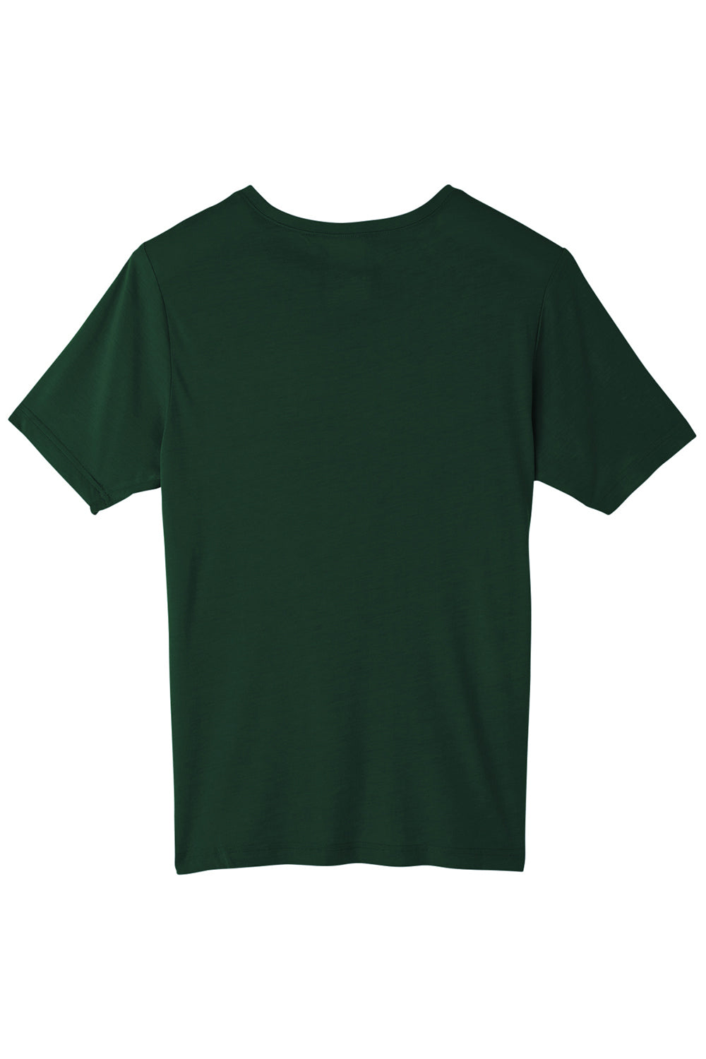 Core 365 CE111 Mens Fusion ChromaSoft Performance Moisture Wicking Short Sleeve Crewneck T-Shirt Forest Green Flat Back