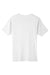 Core 365 CE111 Mens Fusion ChromaSoft Performance Moisture Wicking Short Sleeve Crewneck T-Shirt White Flat Back