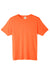 Core 365 CE111 Mens Fusion ChromaSoft Performance Moisture Wicking Short Sleeve Crewneck T-Shirt Campus Orange Flat Front