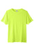 Core 365 CE111 Mens Fusion ChromaSoft Performance Moisture Wicking Short Sleeve Crewneck T-Shirt Safety Yellow Flat Front