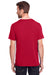 Core 365 CE111 Mens Fusion ChromaSoft Performance Moisture Wicking Short Sleeve Crewneck T-Shirt Classic Red Model Back