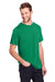 Core 365 CE111 Mens Fusion ChromaSoft Performance Moisture Wicking Short Sleeve Crewneck T-Shirt Kelly Green Model 3q