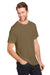 Core 365 CE111 Mens Fusion ChromaSoft Performance Moisture Wicking Short Sleeve Crewneck T-Shirt Coyote Brown Model 3q