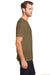 Core 365 CE111 Mens Fusion ChromaSoft Performance Moisture Wicking Short Sleeve Crewneck T-Shirt Coyote Brown Model Side