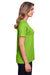 Core 365 CE111W Womens Fusion ChromaSoft Performance Moisture Wicking Short Sleeve Scoop Neck T-Shirt Acid Green Model Side