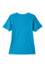 Core 365 CE111W Womens Fusion ChromaSoft Performance Moisture Wicking Short Sleeve Scoop Neck T-Shirt Electric Blue Flat Back