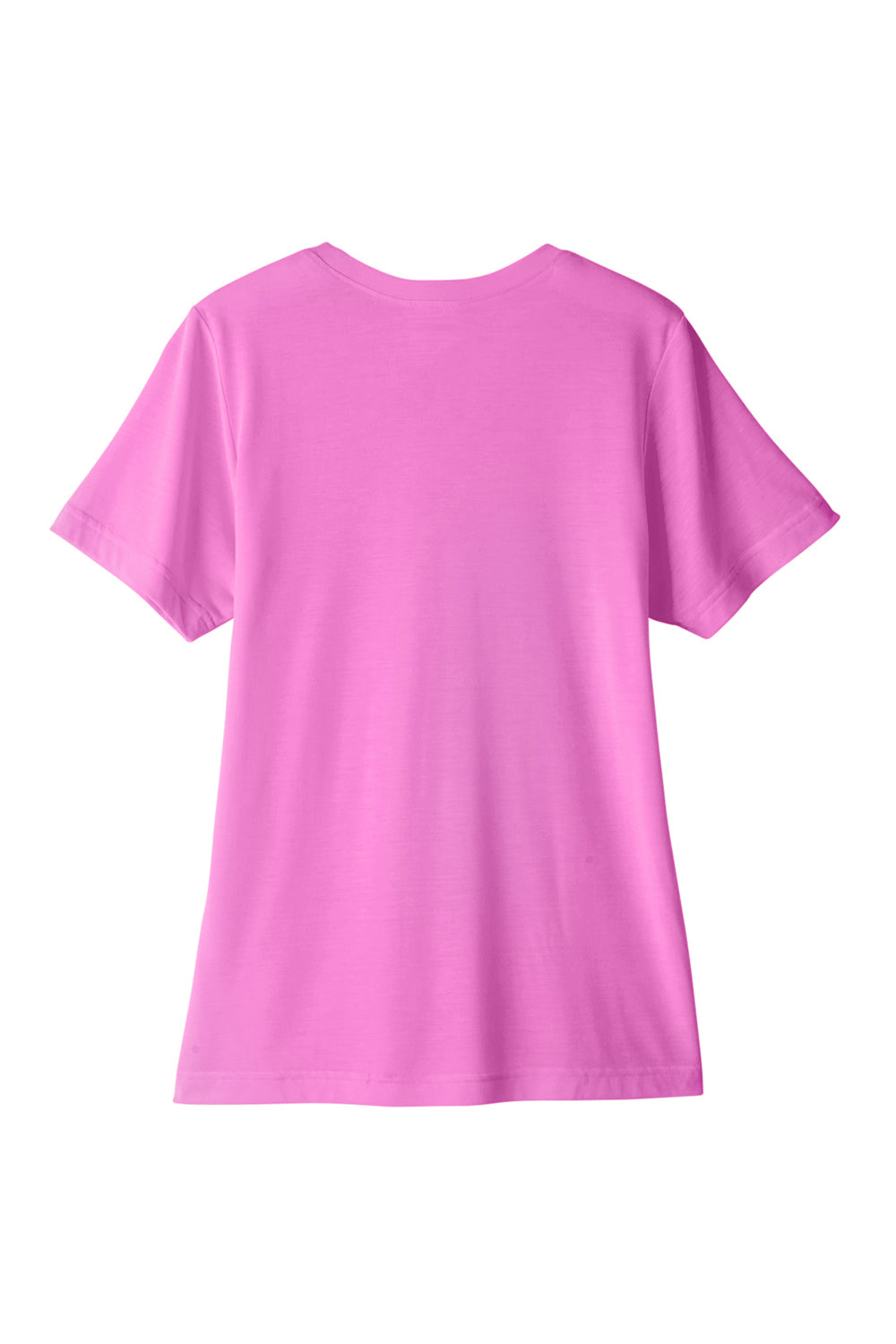 Core 365 CE111W Womens Fusion ChromaSoft Performance Moisture Wicking Short Sleeve Scoop Neck T-Shirt Charity Pink Flat Back