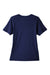 Core 365 CE111W Womens Fusion ChromaSoft Performance Moisture Wicking Short Sleeve Scoop Neck T-Shirt Classic Navy Blue Flat Back