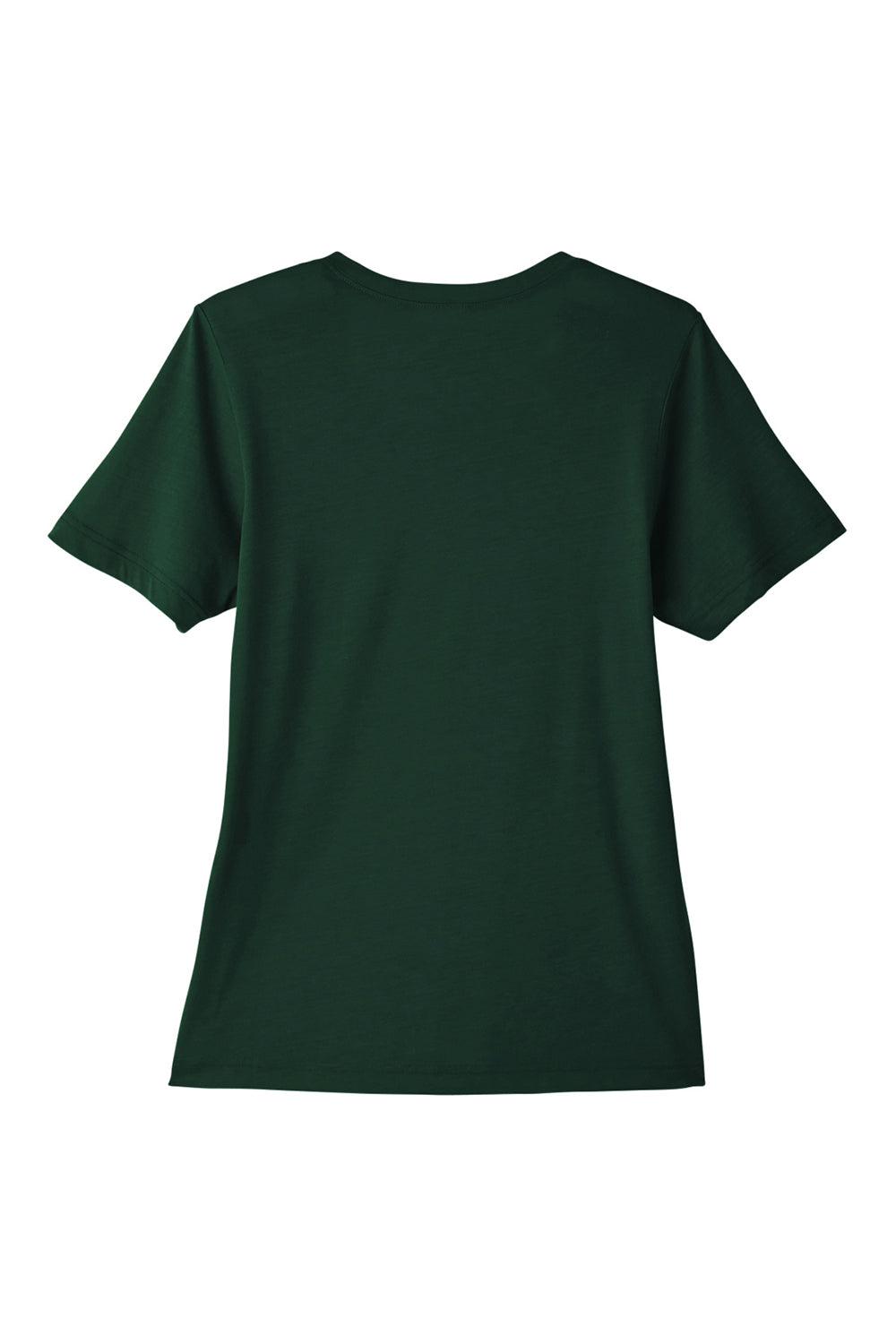 Core 365 CE111W Womens Fusion ChromaSoft Performance Moisture Wicking Short Sleeve Scoop Neck T-Shirt Forest Green Flat Back