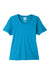 Core 365 CE111W Womens Fusion ChromaSoft Performance Moisture Wicking Short Sleeve Scoop Neck T-Shirt Electric Blue Flat Front