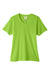 Core 365 CE111W Womens Fusion ChromaSoft Performance Moisture Wicking Short Sleeve Scoop Neck T-Shirt Acid Green Flat Front