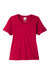 Core 365 CE111W Womens Fusion ChromaSoft Performance Moisture Wicking Short Sleeve Scoop Neck T-Shirt Classic Red Flat Front