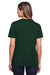 Core 365 CE111W Womens Fusion ChromaSoft Performance Moisture Wicking Short Sleeve Scoop Neck T-Shirt Forest Green Model Back