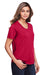 Core 365 CE111W Womens Fusion ChromaSoft Performance Moisture Wicking Short Sleeve Scoop Neck T-Shirt Classic Red Model 3q