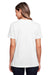 Core 365 CE111W Womens Fusion ChromaSoft Performance Moisture Wicking Short Sleeve Scoop Neck T-Shirt White Model Back