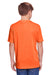 Core 365 CE111Y Youth Fusion ChromaSoft Performance Moisture Wicking Short Sleeve Crewneck T-Shirt Campus Orange Model Back