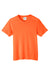 Core 365 CE111Y Youth Fusion ChromaSoft Performance Moisture Wicking Short Sleeve Crewneck T-Shirt Campus Orange Flat Front