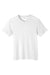 Core 365 CE111Y Youth Fusion ChromaSoft Performance Moisture Wicking Short Sleeve Crewneck T-Shirt White Flat Front