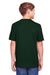 Core 365 CE111Y Youth Fusion ChromaSoft Performance Moisture Wicking Short Sleeve Crewneck T-Shirt Forest Green Model Back