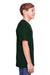 Core 365 CE111Y Youth Fusion ChromaSoft Performance Moisture Wicking Short Sleeve Crewneck T-Shirt Forest Green Model Side