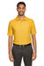 Core 365 CE112 Mens Fusion ChromaSoft Performance Moisture Wicking Short Sleeve Polo Shirt Campus Gold Model Front