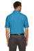 Core 365 CE112 Mens Fusion ChromaSoft Performance Moisture Wicking Short Sleeve Polo Shirt Electric Blue Model Back