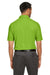 Core 365 CE112 Mens Fusion ChromaSoft Performance Moisture Wicking Short Sleeve Polo Shirt Acid Green Model Back