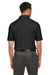 Core 365 CE112 Mens Fusion ChromaSoft Performance Moisture Wicking Short Sleeve Polo Shirt Black Model Back