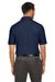 Core 365 CE112 Mens Fusion ChromaSoft Performance Moisture Wicking Short Sleeve Polo Shirt Classic Navy Blue Model Back